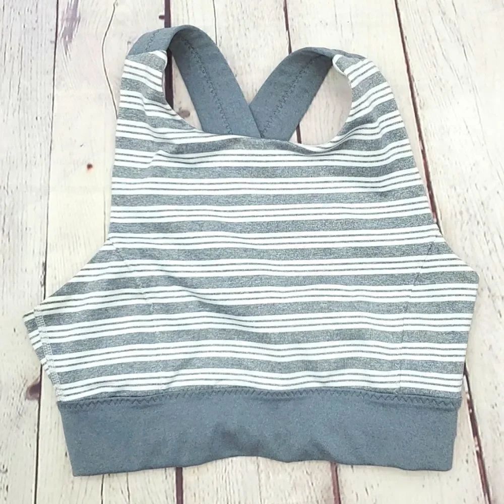 Athleta Stripe Sports Bra Size XS